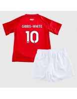 Nottingham Forest Morgan Gibbs-White #10 Hjemmedraktsett Barn 2024-25 Korte ermer (+ bukser)